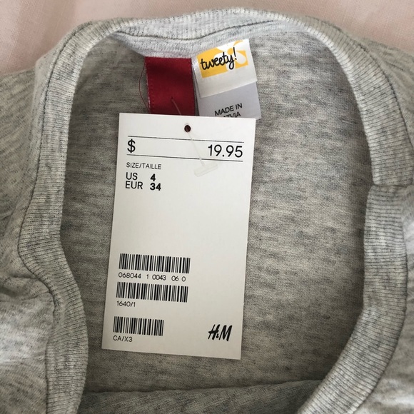 NWT H&M Tweety bedazzled t-shirt - Picture 3 of 4